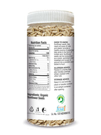 Organic Edible Sunflower Seeds (Raw) 250 Gm