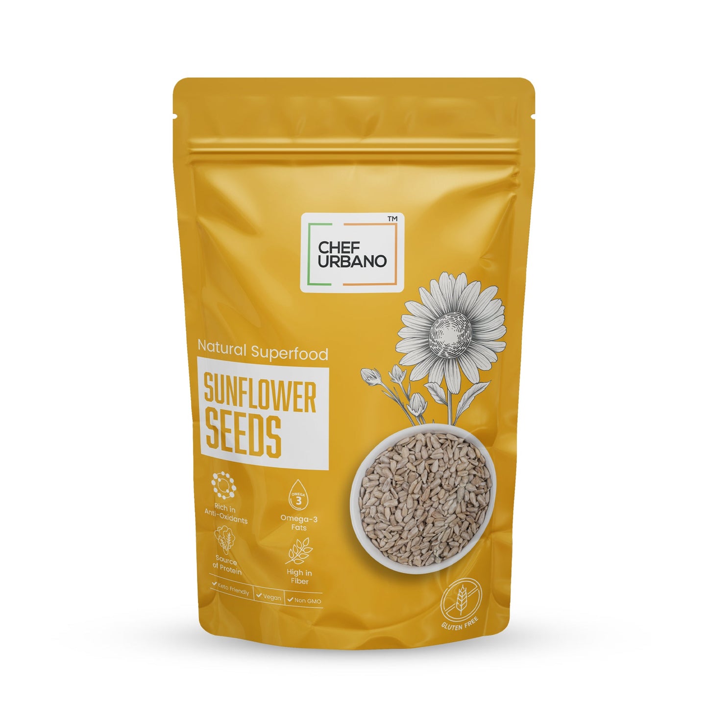 Chef Urbano Sunflower Seeds 250 Gms