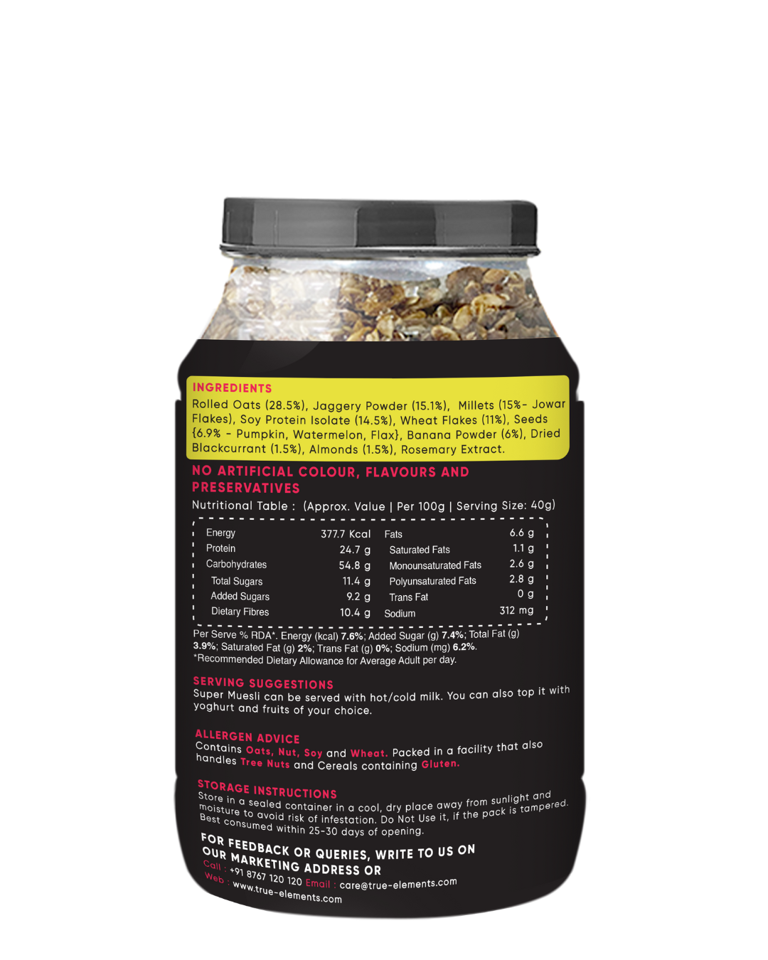 Protein Muesli 1kg (Contains 24g Protein)