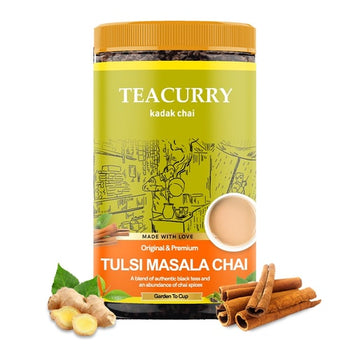 Tulsi Masala Chai - 100% Natural Basil Spiced Tea for Immunity  | With Real Spices