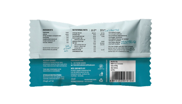 Coconut Cocoa Protein Bars - Box of 8