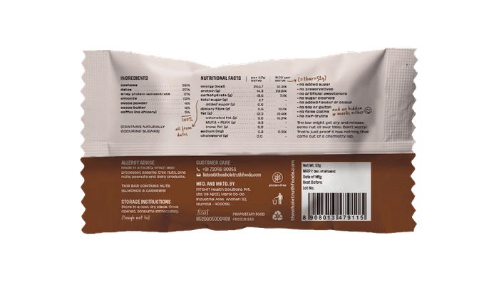 Coffee Cocoa Protein Bars - Box of 8