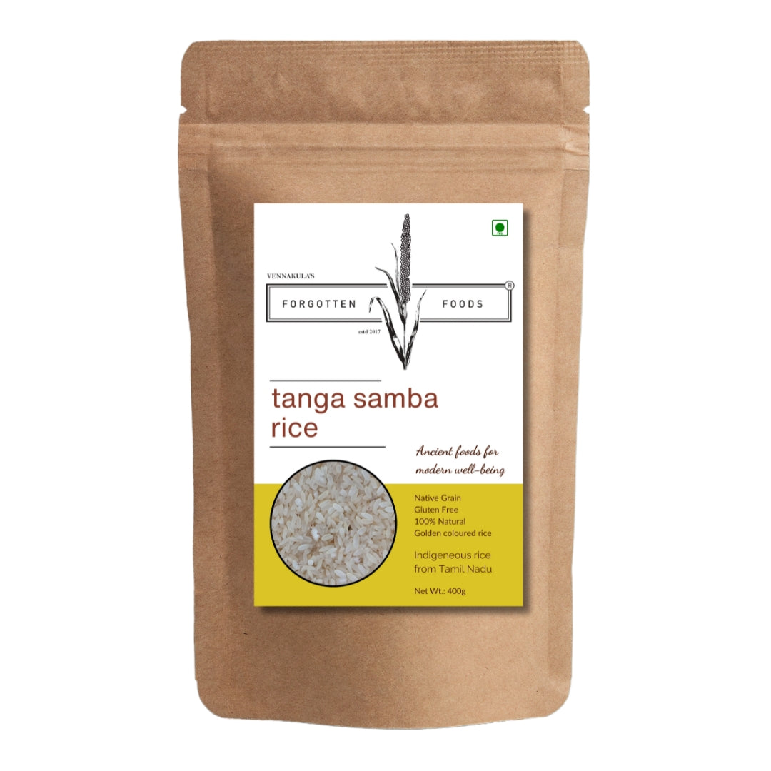 Tanga Samba Rice: A Heritage Grain from Tamil Nadu - 400g