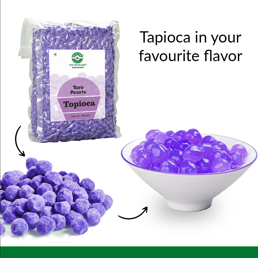 Taro Tapioca Pearls - 500 gms