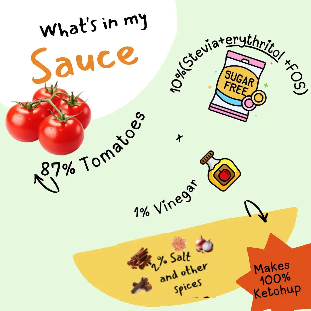 The True Tomato: Sugar Free Ketchup - 550g