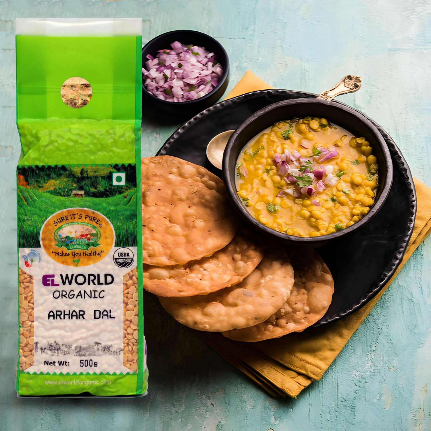 Elworld Agro & Organic Food Products Toor/Arhar Dal