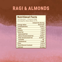 Healthy & Nutritional Millet & Jaggery Cookies | Ragi & Almonds | Pack of 2