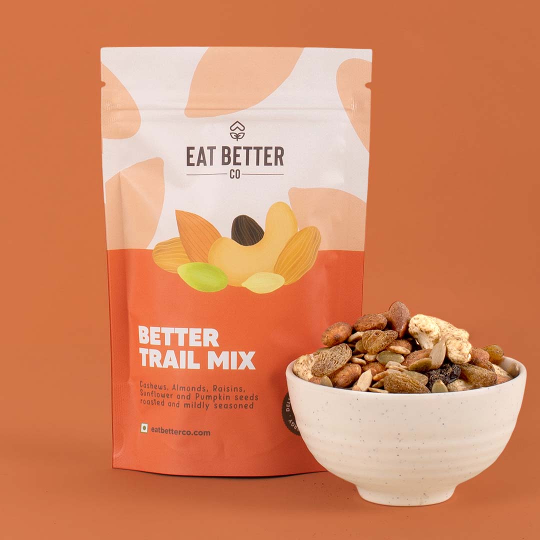 Better Trail Mix - Nut, Seeds & Raisins - Roasted & Spiced