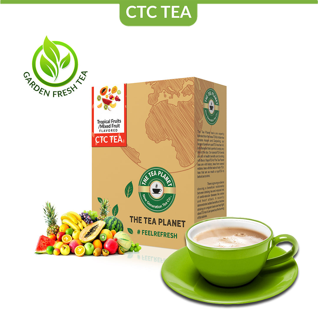 Tropical Fruits/Mixed Fruit Flavored CTC Tea