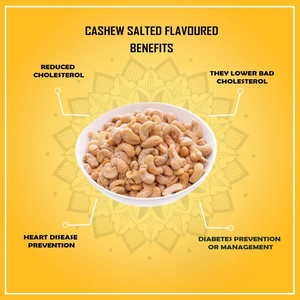 Fresh Wish Flavourful & Crunchy Snack Premium Salted Whole Cashew Nuts