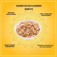 Fresh Wish Flavourful & Crunchy Snack Premium Salted Whole Cashew Nuts