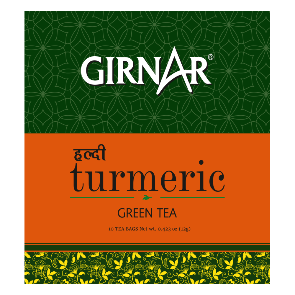 Girnar Green Tea Bags - Turmeric