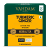 Vahdam Turmeric Ginger Herbal Tea Tisane - 15 Count