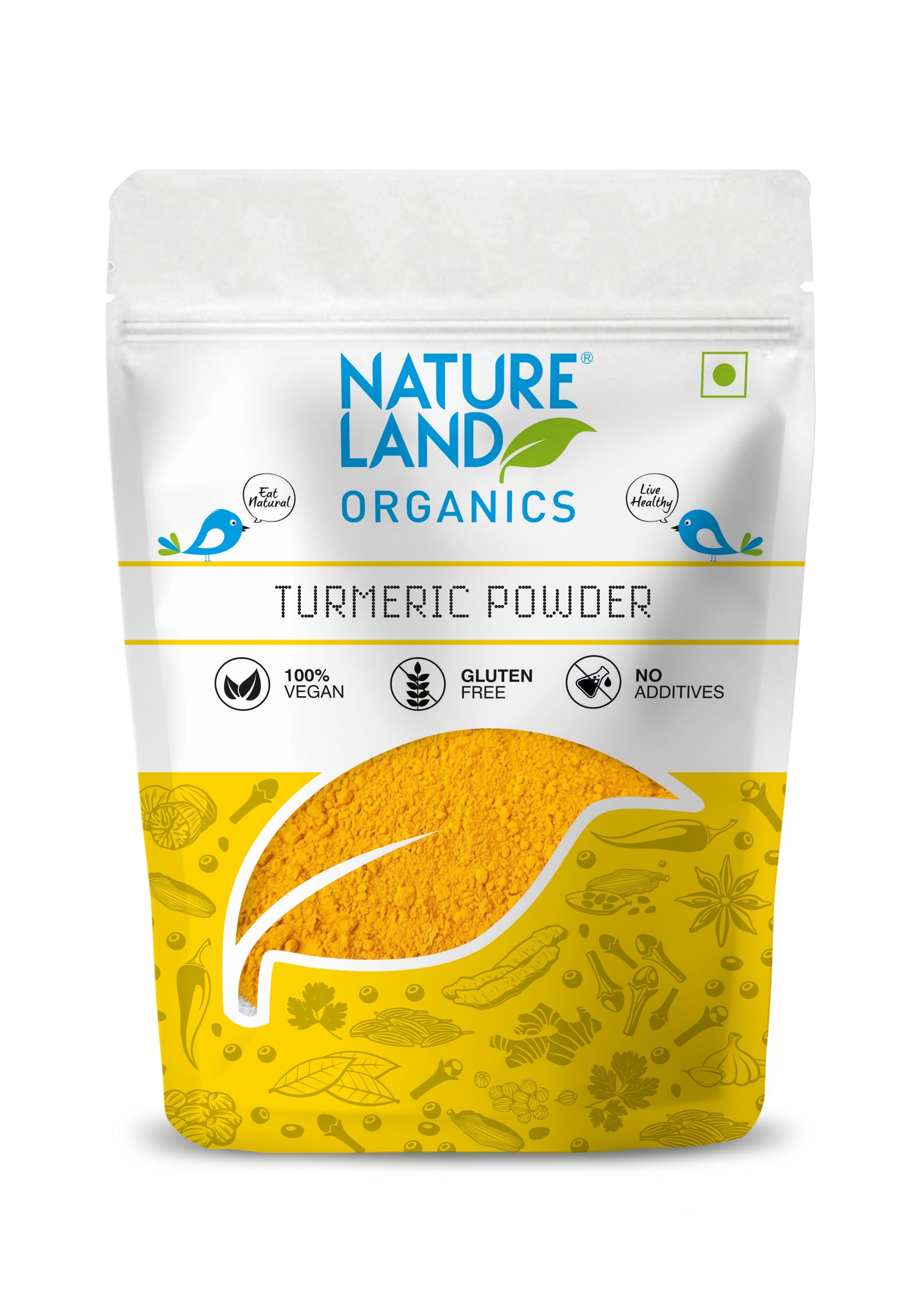 Natureland Organic Turmeric Powder - 100 gms - Veeha Foods
