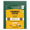 Vahdam Turmeric Spiced Herbal Tea Tisane - 50 Count
