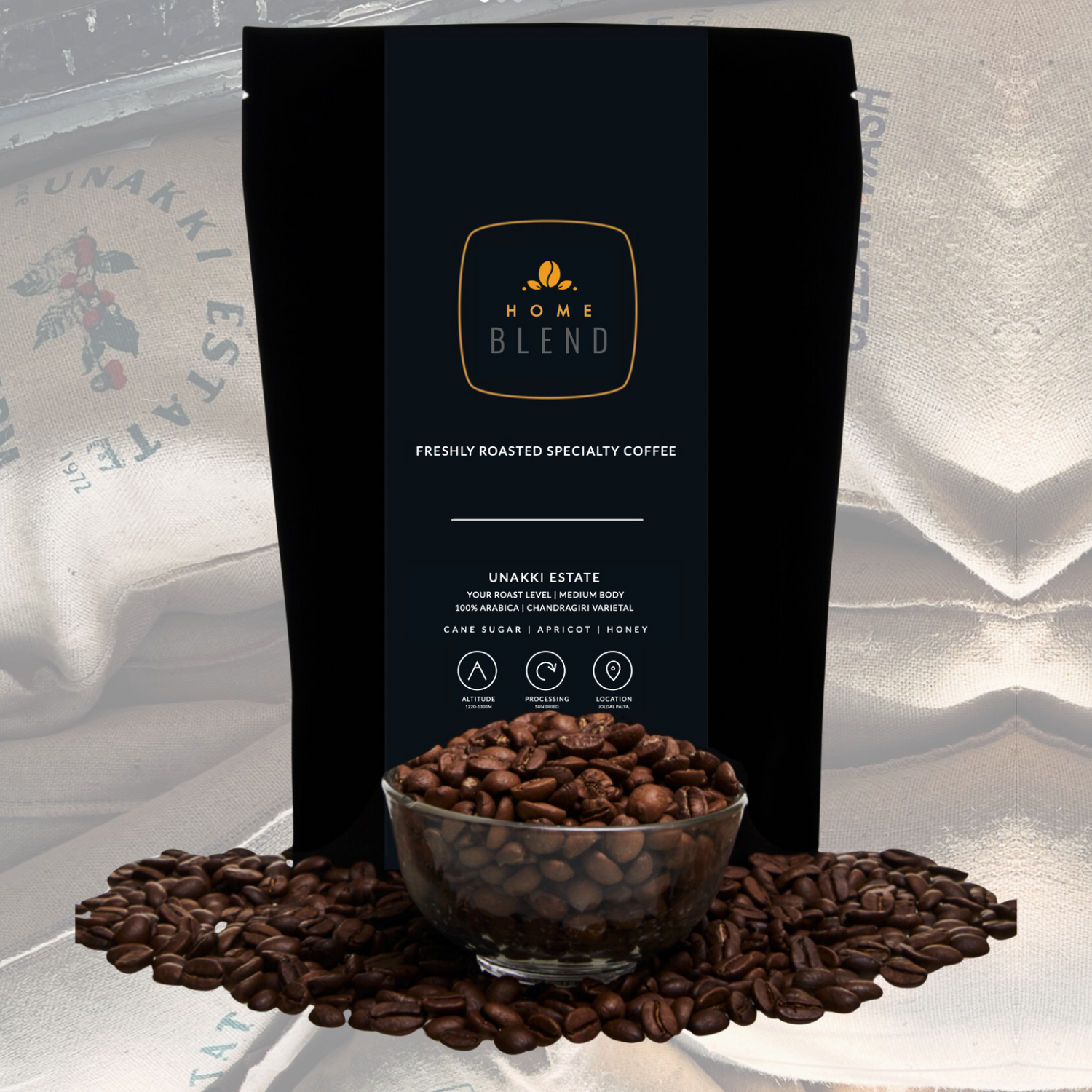 Ground Coffee - Unakki Estate - Pack of 250g