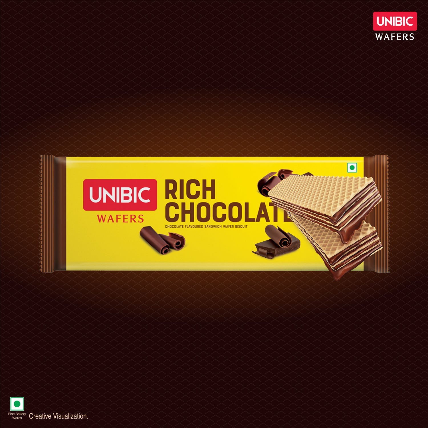 Unibic Rich Chocolate Wafers - 75gm