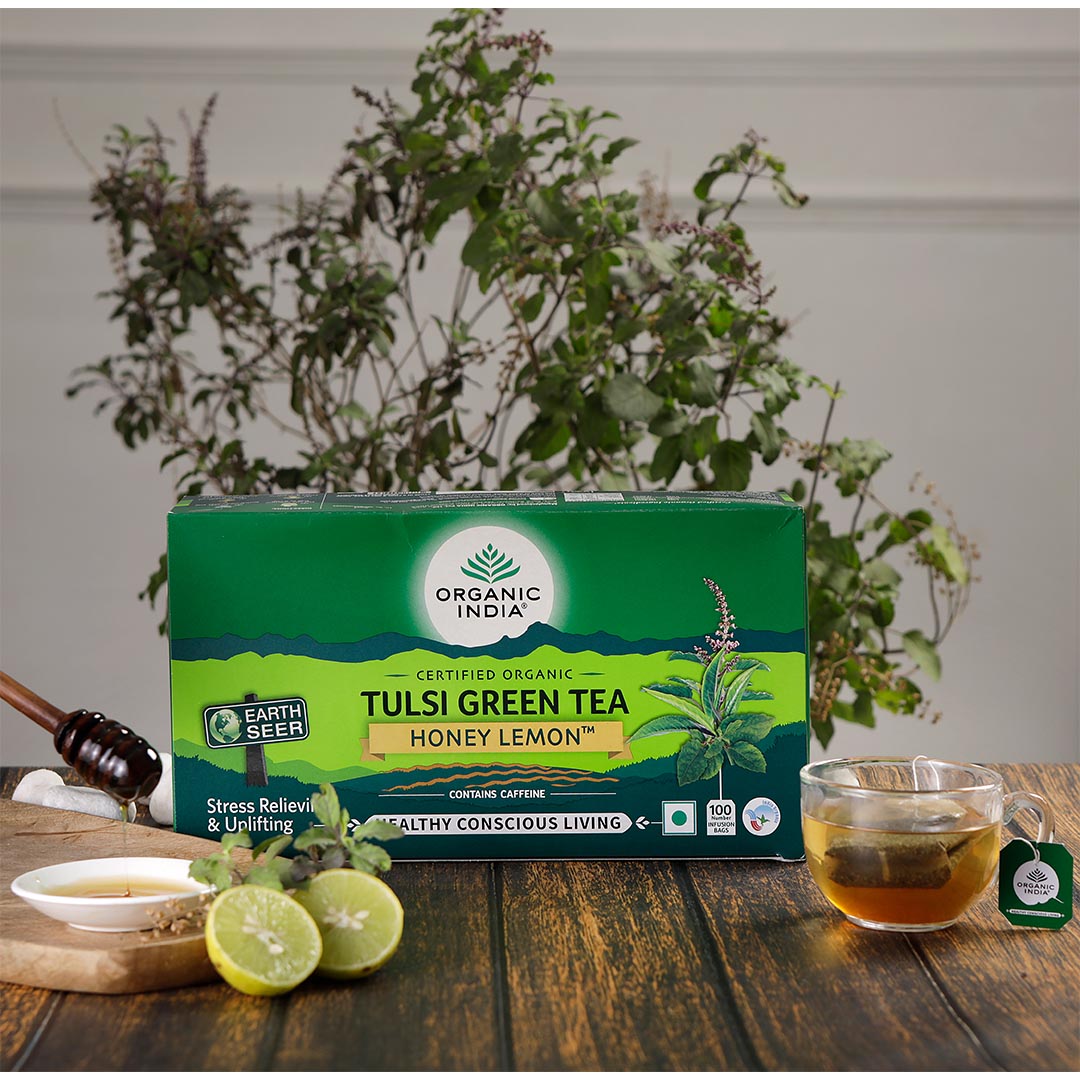 Tulsi Green Tea Honey Lemon 100 Teabags