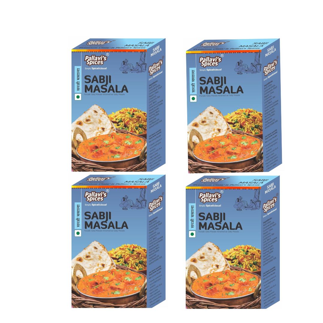 Pallavi's Spices Sabji Masala - 50 gms (pack of 4)