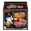 Samyang Hot Chicken Ramen Buldak Fire Noodles - 140 gms Each (Pack of 5)