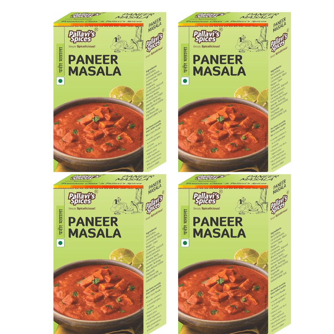 Pallavi's Spices Paneer Masala - 50 gms (Pack of 4)