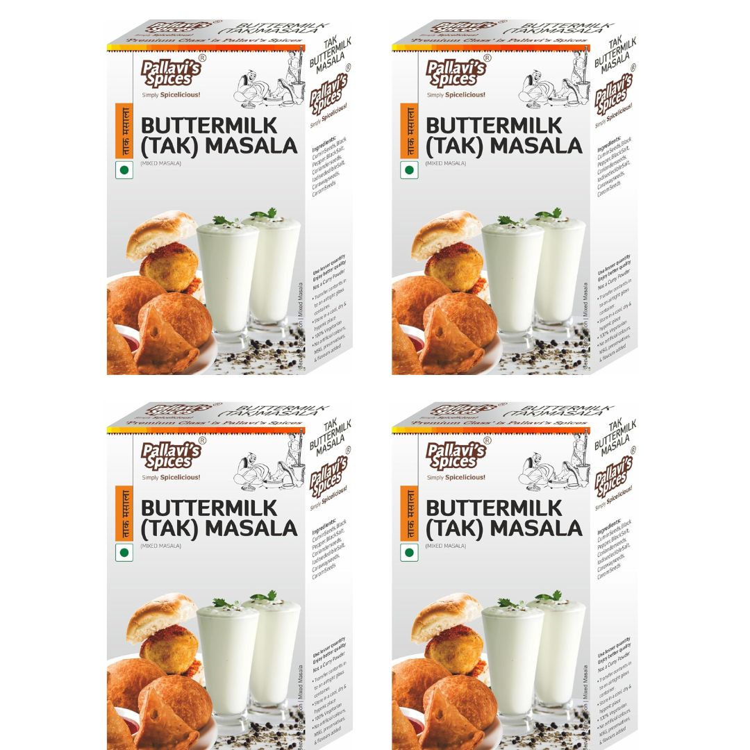 Pallavi's Spices Buttermilk Spices Tak - 100 gms (Pack of 4)