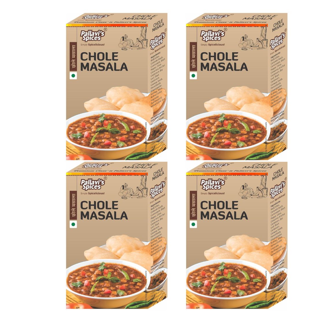 Pallavi's Spices Chole Masala - 50 gms (pack of 4)