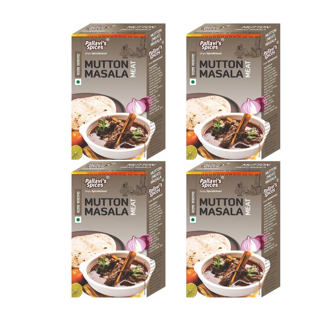 Pallavi's Spices Mutton Masala - 50 gms (Pack of 4)