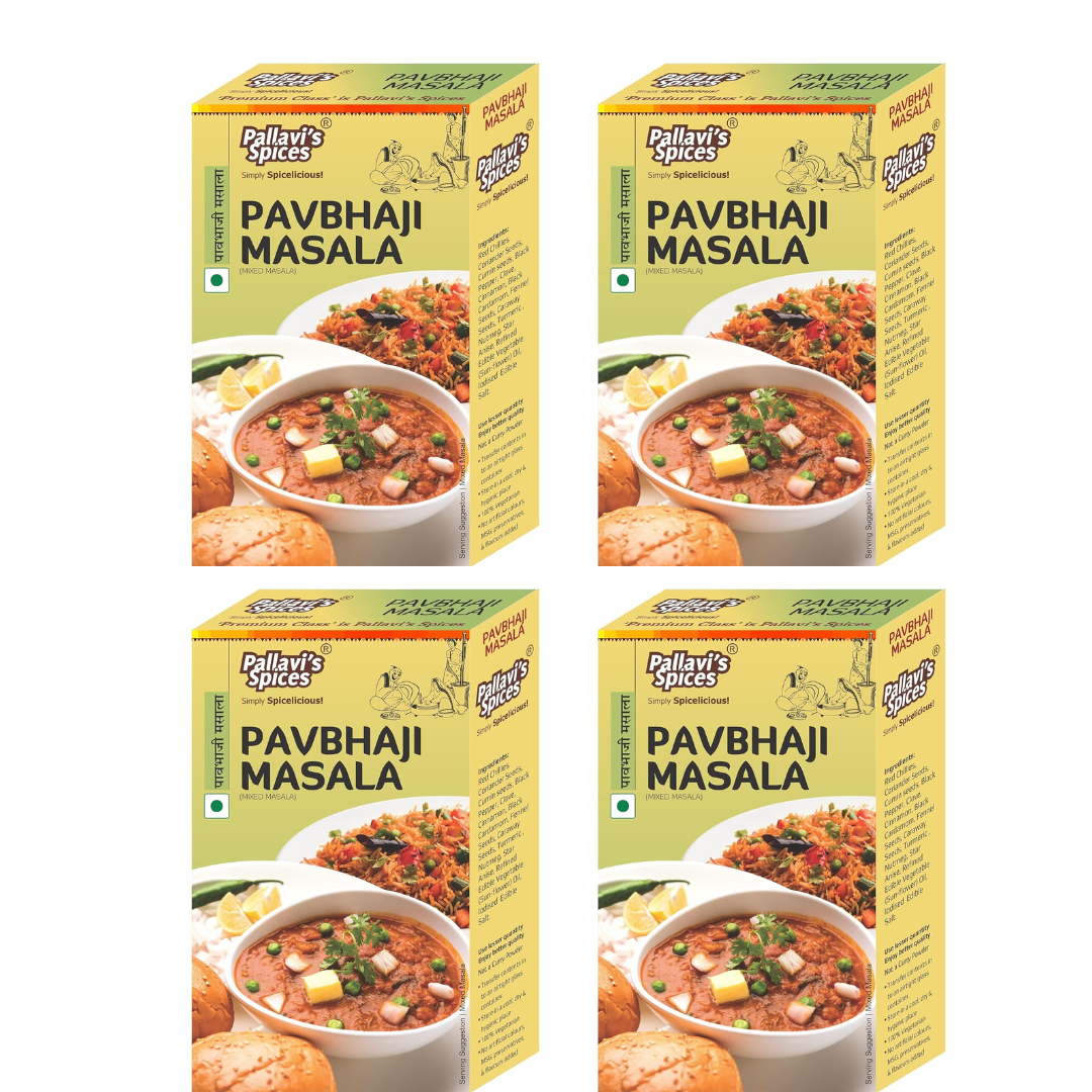 Pallavi's Spices Pavbhaji Masala - 50 gms (Pack of 4)