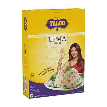 Upma Instant Mix Flour – Healthy & Tasty, Makes 7 Servings, 200g