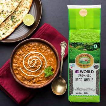 Elworld Agro & Organic Food Products Urad Whole