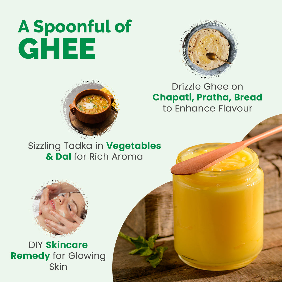 A2 Ghee, Bilona Ghee, Cow Ghee from The Land of Lord Krishna