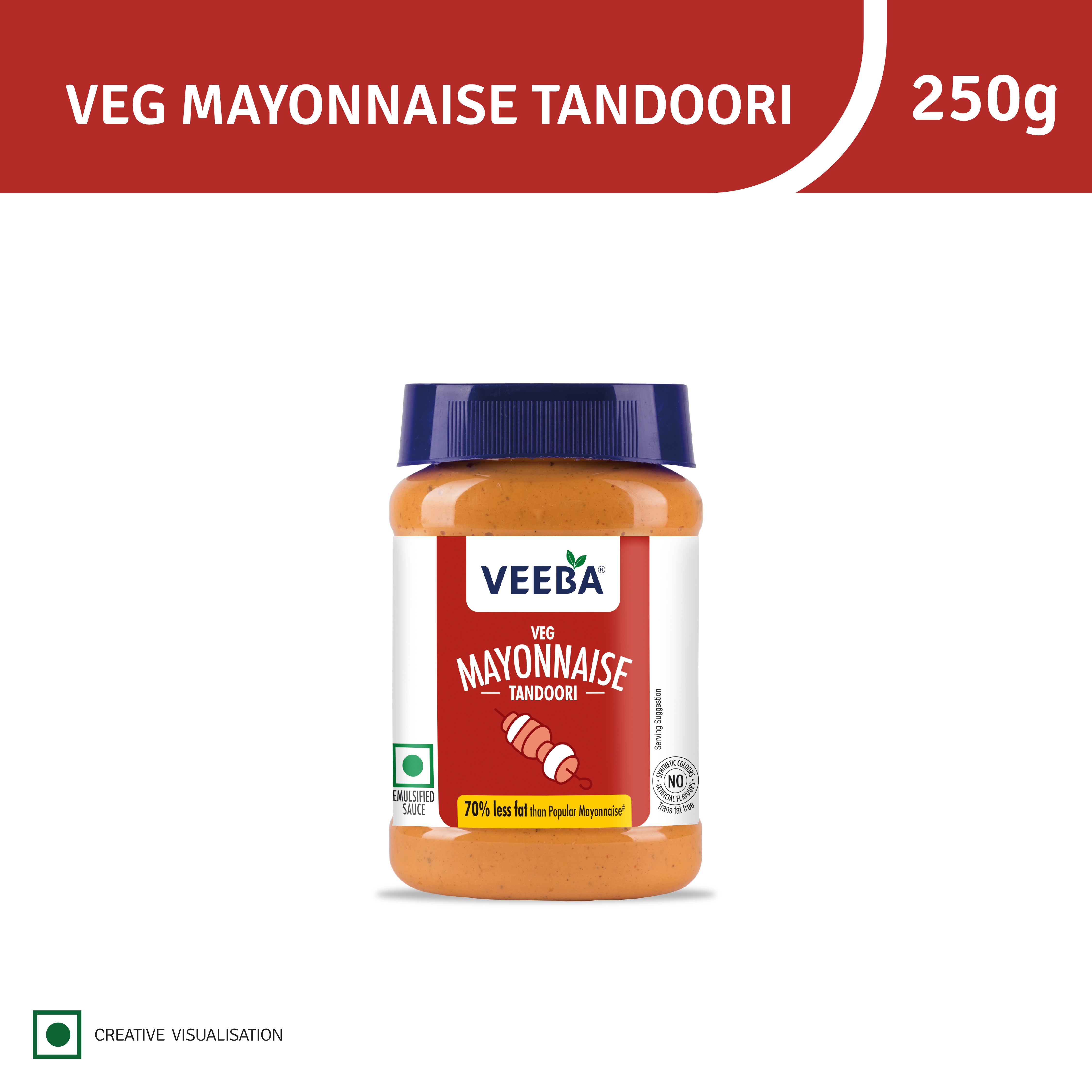 VEEBA VEG MAYONNAISE TANDOORI (250g)