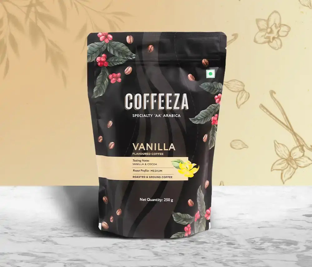 Vanilla 100% Arabica Flavoured Ground Coffee