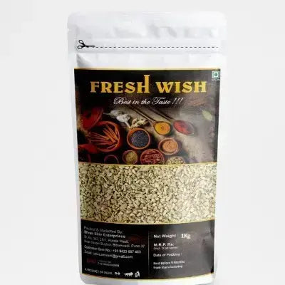 Fresh Wish Kaju Kani Pure White Diced Cashew - 1 Kg