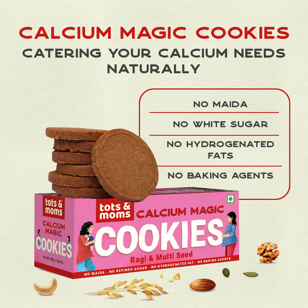 Ragi & Multi Seeds Calcium Cookies - 150g