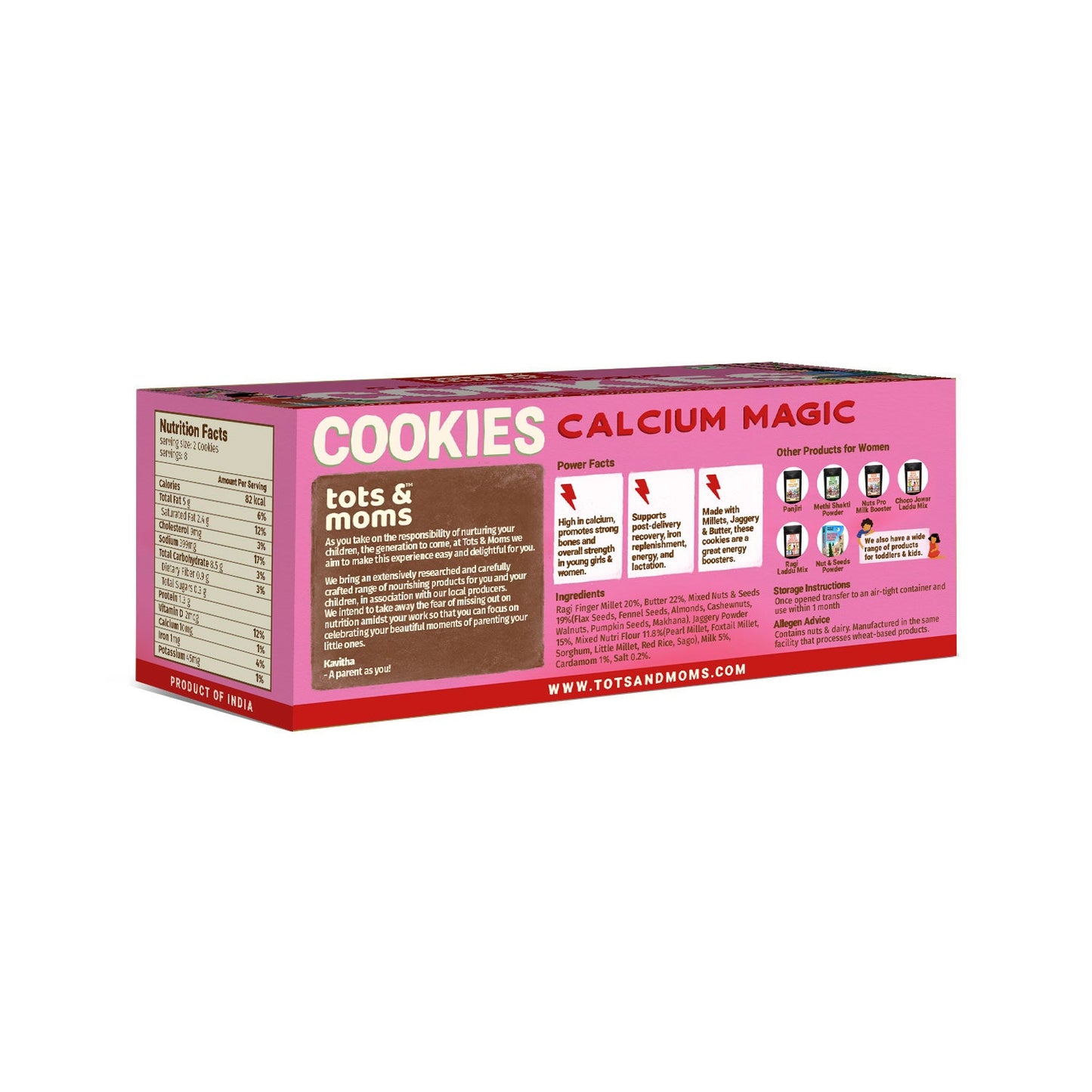 Ragi & Multi Seeds Calcium Cookies - 150g