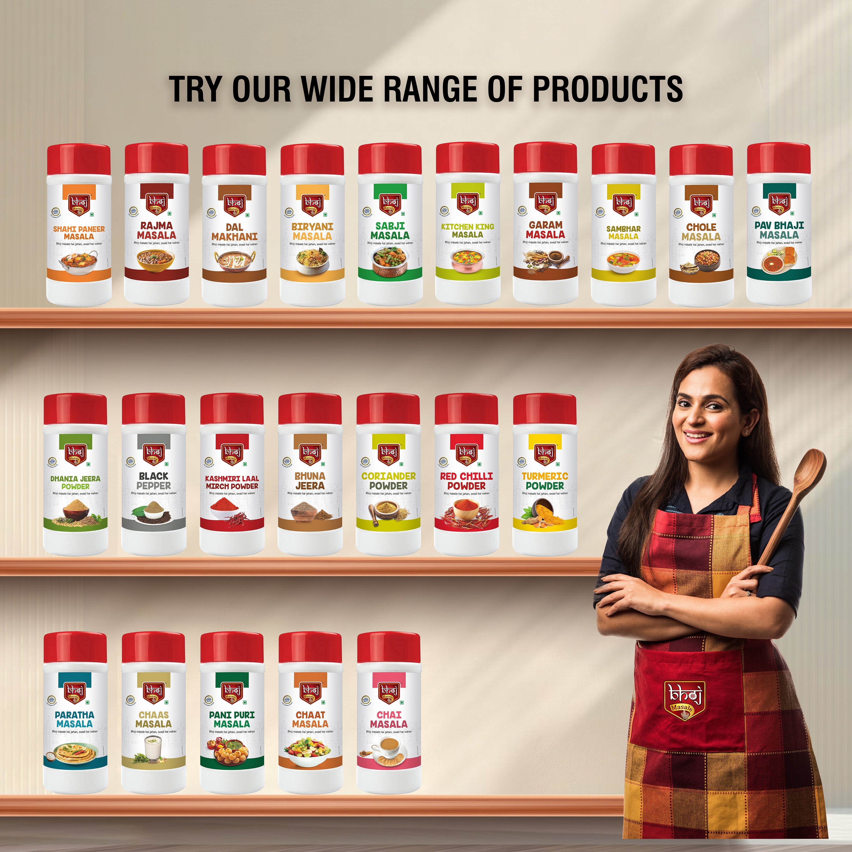 Paratha Masala - PET JAR 500g(Net 450g)