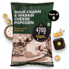4700BC Sour Cream & Wasabi Cheese Popcorn Pouch - 75 gms (Pack of 8)