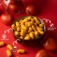 Tangy Tomato Chickpea Puffs