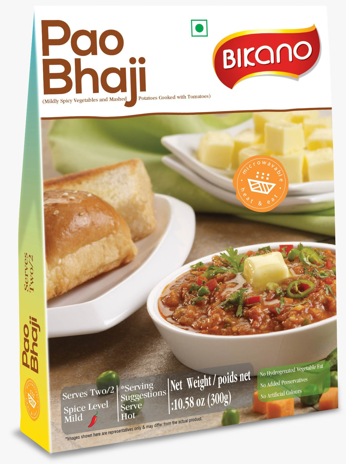 Bikanerwala Pao Bhaji - 300 gms (Pack of 2) - Veeha Foods