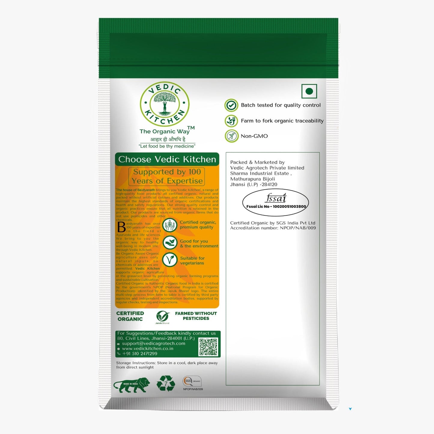 Organic Bajra Flour 500 g