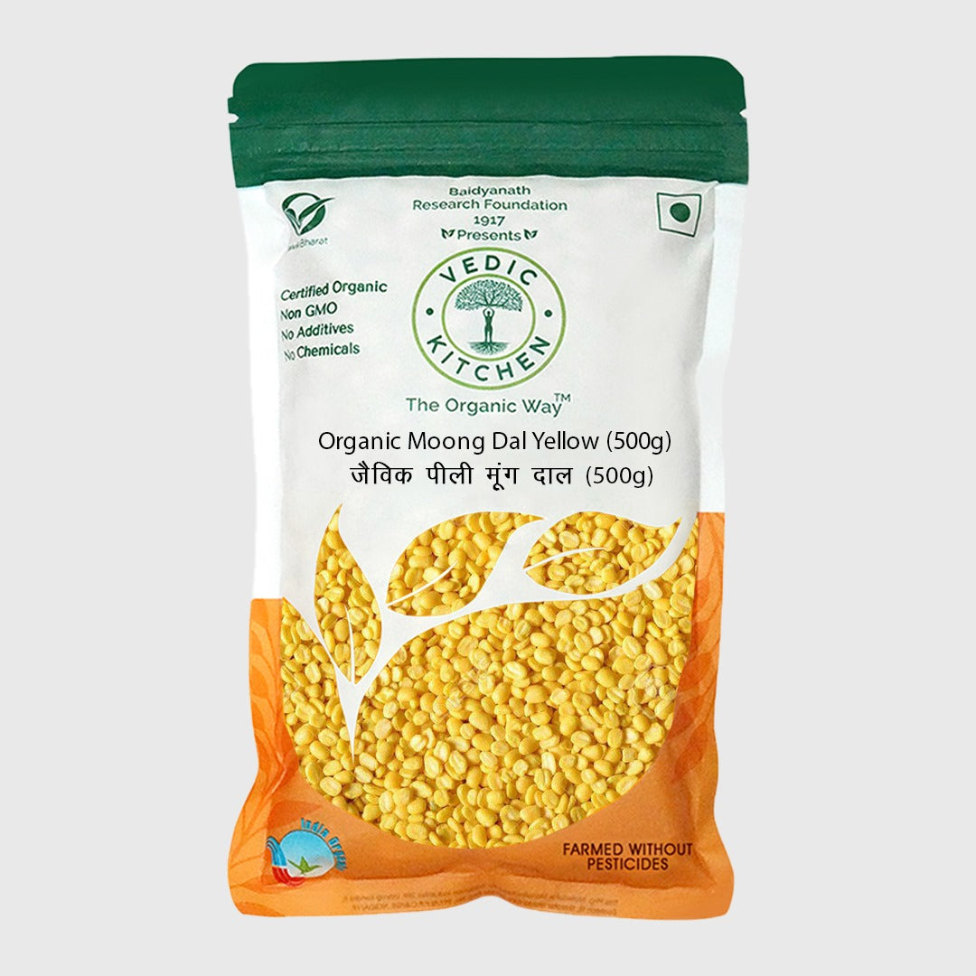 Organic Moong Dal Yellow 500 g