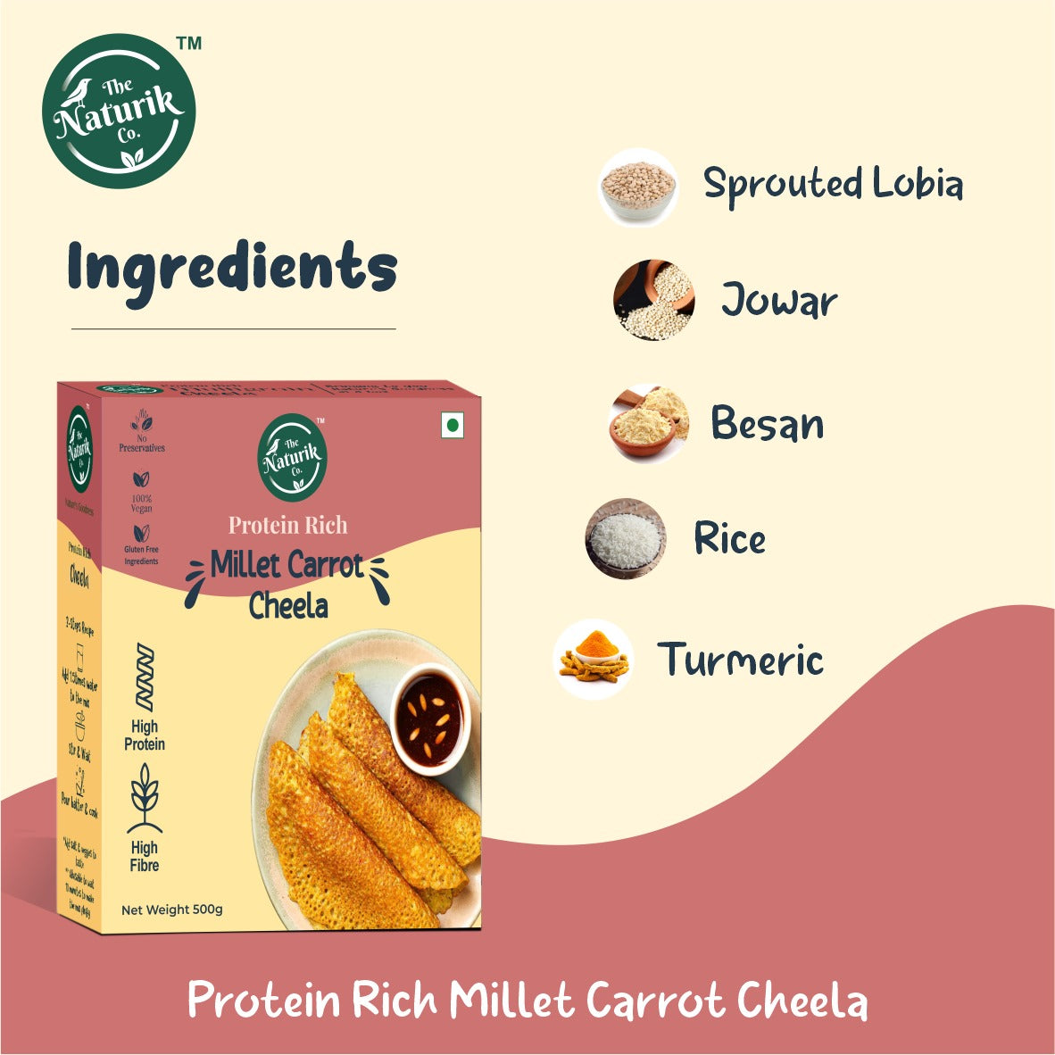 The Naturik Protein Cheela Mix