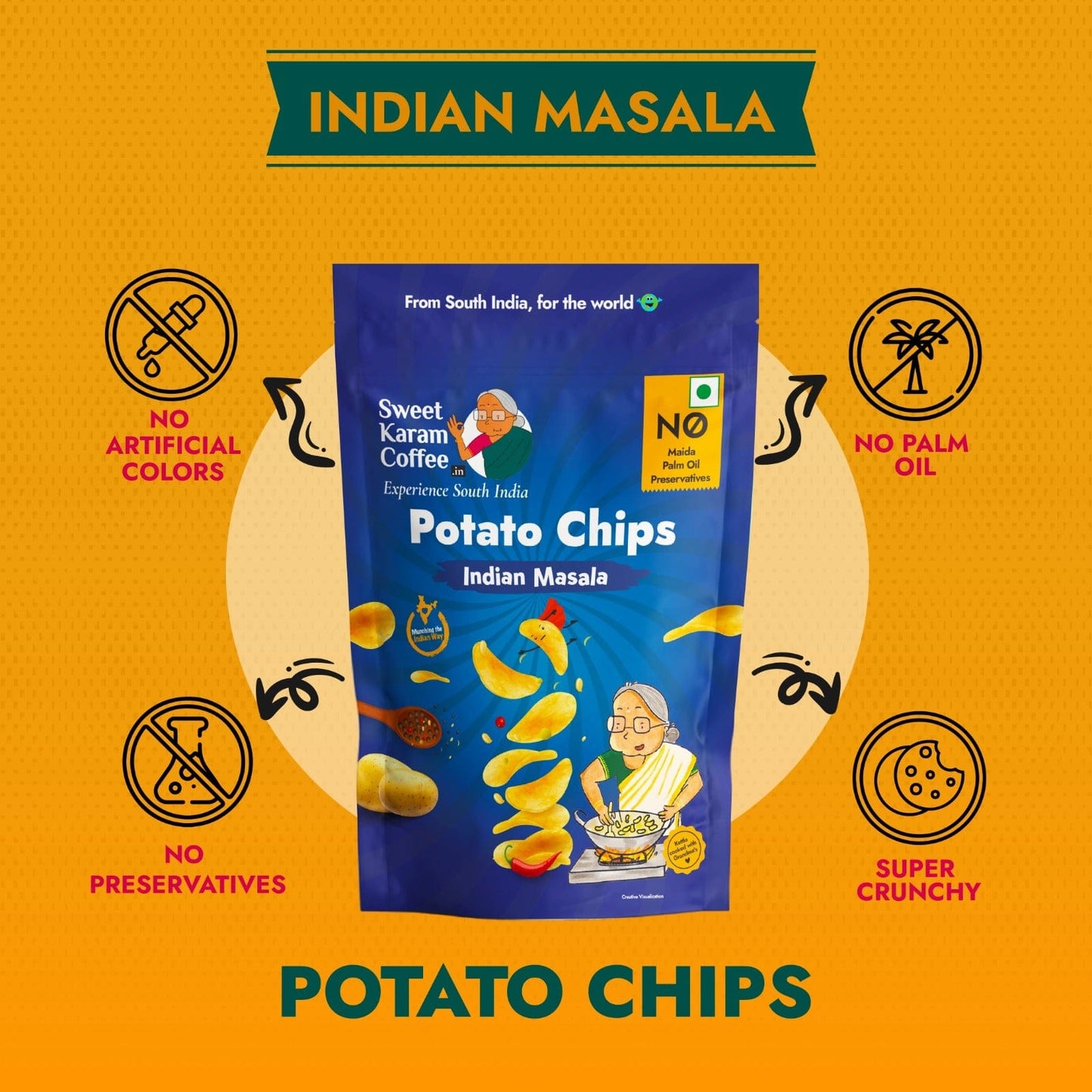 Potato Chips - Indian Masala