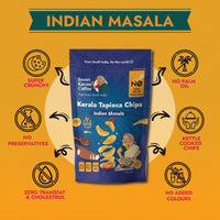 Kerala Tapioca (Kappa) Chips - Indian Masala