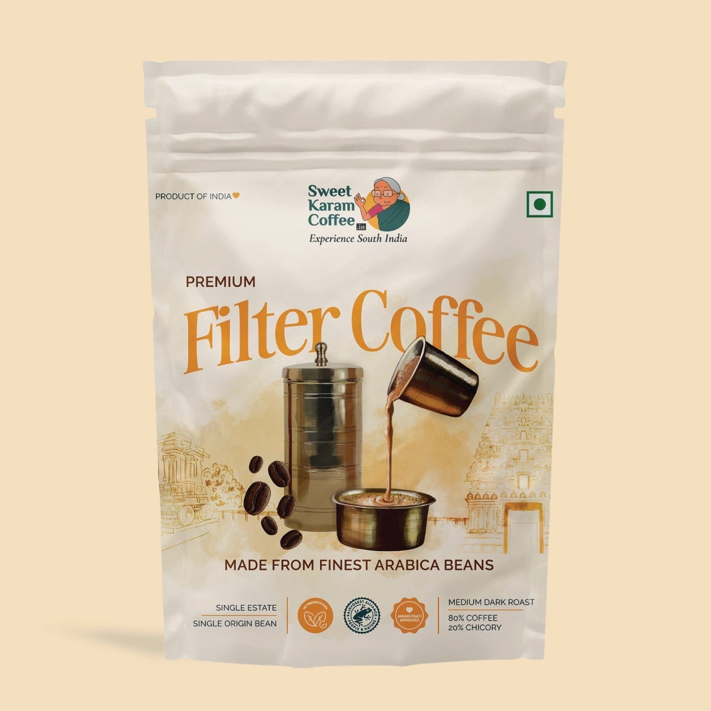 Premium Filter Coffee Powder (80:20)