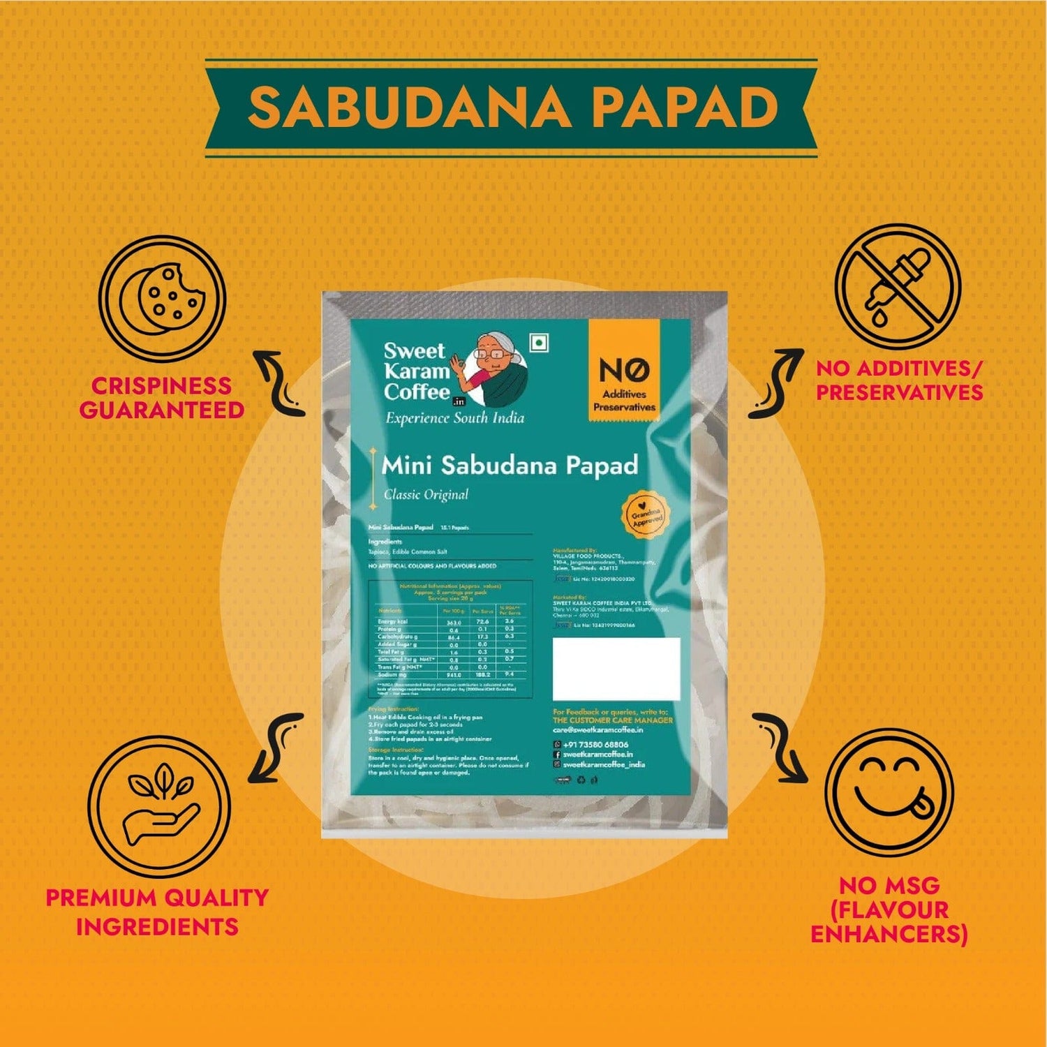 Sabudana Papad