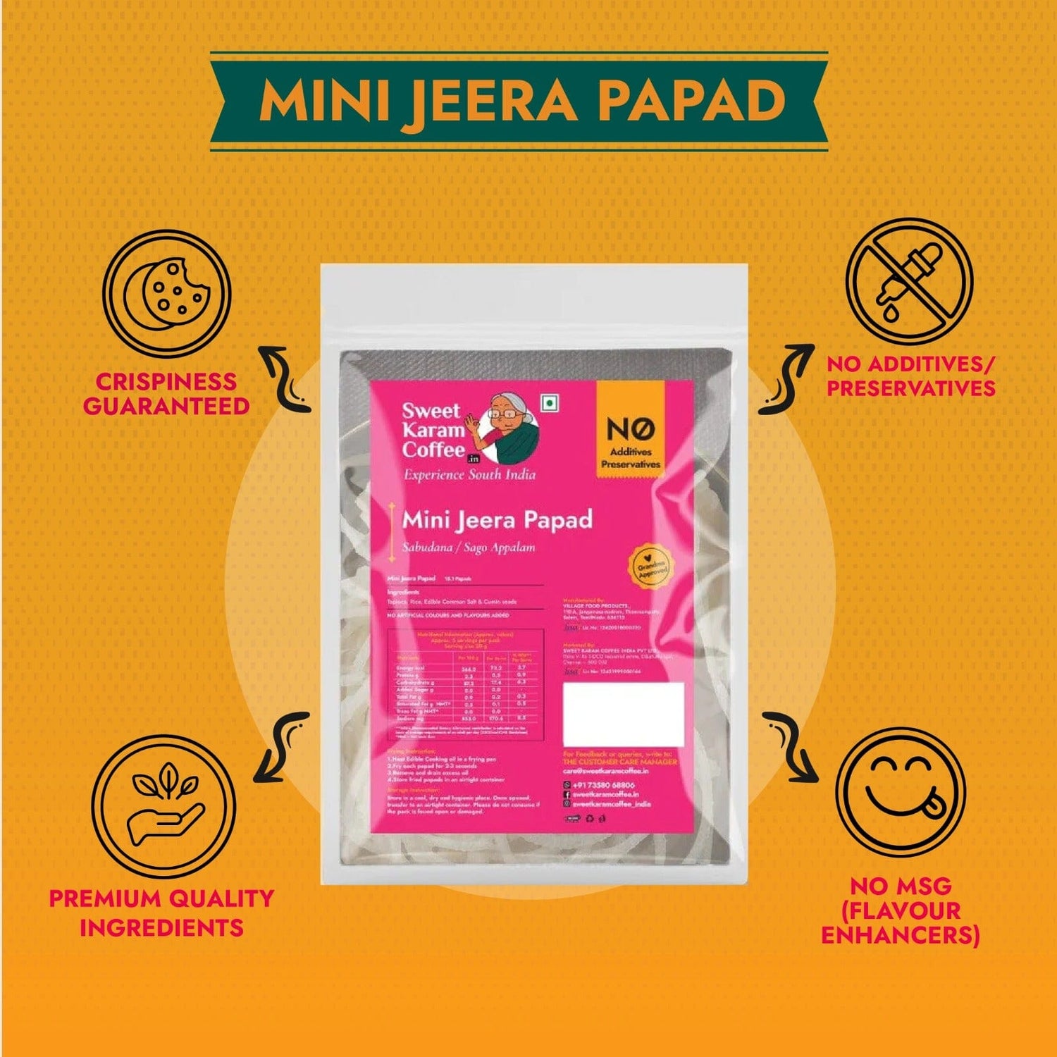 Jeera Papad