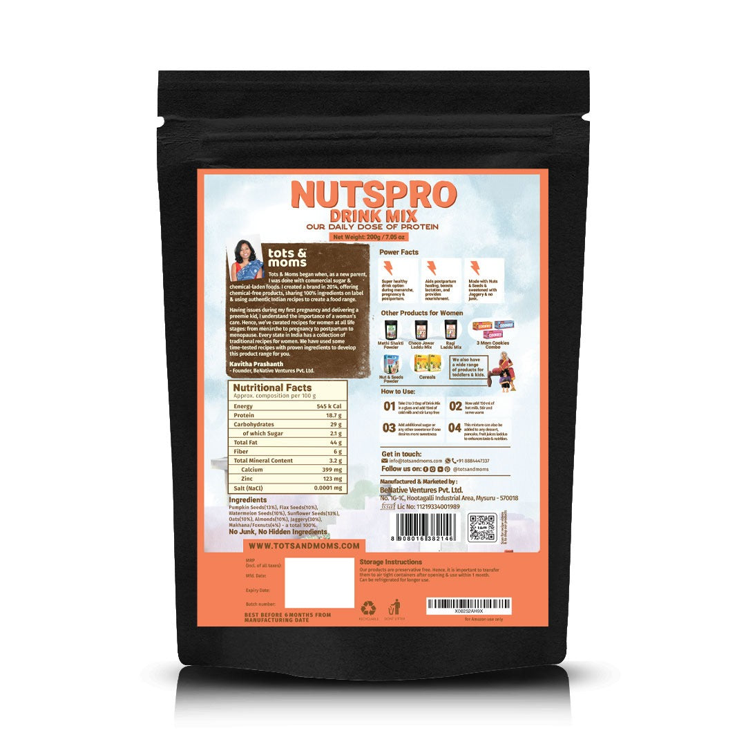 Nutspro with Jaggery Drink Mix | 200g